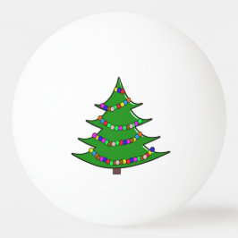 kerstboom pingpongbal