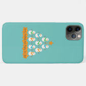 Kerstboom piramide gemaakt van Kerstmis sneeuwpopp Case-Mate iPhone Case (Achterkant (horizontaal))