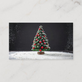 kerstboom plaatskaartje