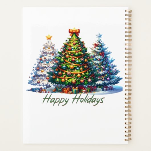 Kerstboom planner (Achterkant)