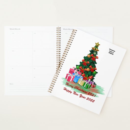 Kerstboom Planner (wit) (Display)