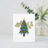 Kerstboom Plat Kerstkaart (Staand voorkant)