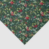 Kerstboom Poinsettia Bobble Tissuepapier (Detail)