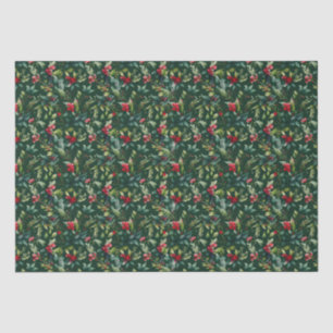 Kerstboom Poinsettia Bobble Tissuepapier