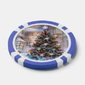 kerstboom  poker chips (Enkel)