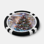 kerstboom  poker chips (Enkel)