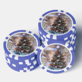 kerstboom  pokerchips (Opstapeling)