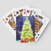 kerstboom pokerkaarten (Achterkant)