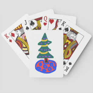 Kerstboom Pokerkaarten