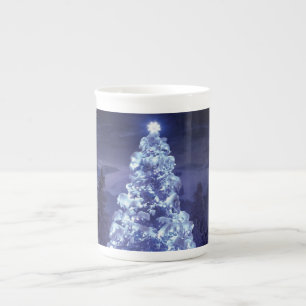 kerstboom porselein kop