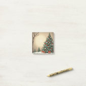 Kerstboom post-it note (Op bureau)