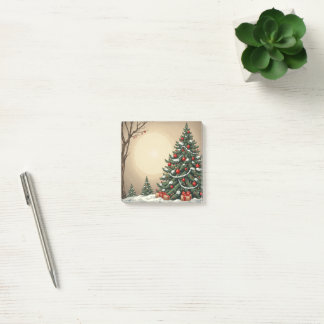 Kerstboom post-it note