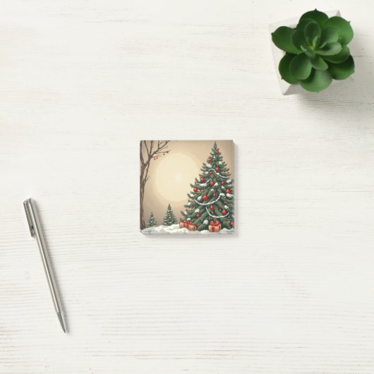Kerstboom post-it note (Kantoor)