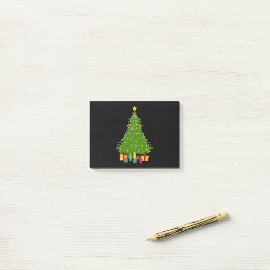 kerstboom post-it® notes (Op bureau)