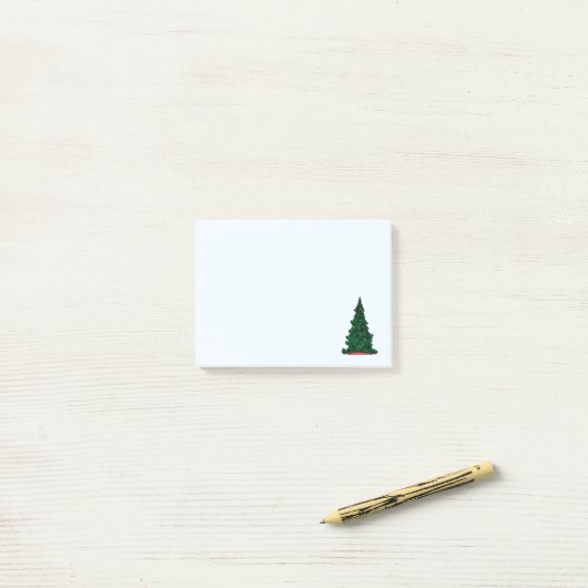 kerstboom post-it® notes (Op bureau)
