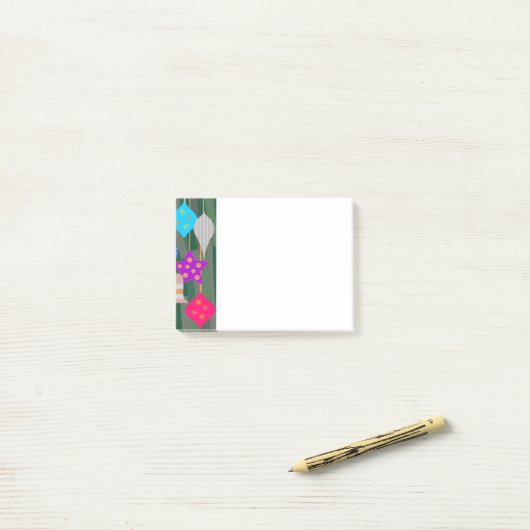 kerstboom post-it® notes (Op bureau)