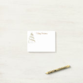 Kerstboom post-it® notes (Op bureau)