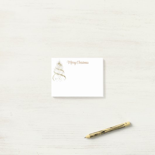 Kerstboom post-it® notes (Op bureau)