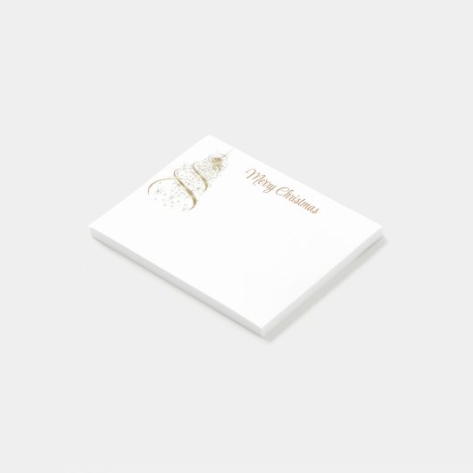 Kerstboom  post-it® notes (Schuin)