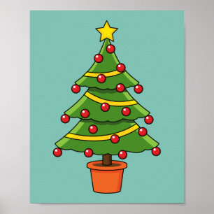 kerstboom poster