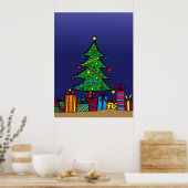 Kerstboom Poster (Keuken)
