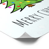 Kerstboom Poster (Hoek)