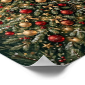 Kerstboom Poster (Hoek)