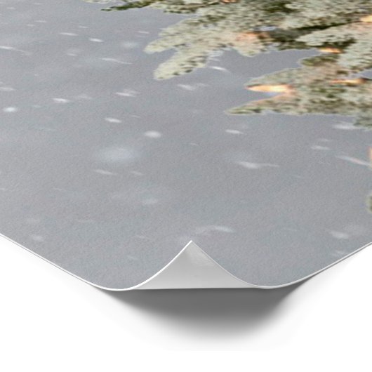 kerstboom poster (Hoek)