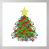 kerstboom poster (Voorkant)