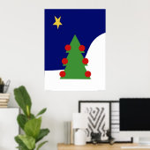 kerstboom poster (Thuiskantoor)