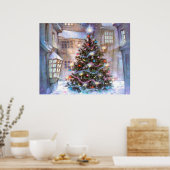 kerstboom  poster (Keuken)