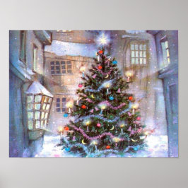 kerstboom poster