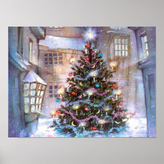 kerstboom poster (Voorkant)