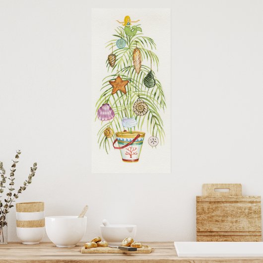 Kerstboom Poster (Keuken)
