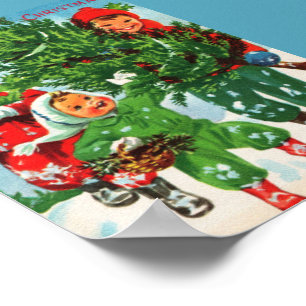 Kerstboom Poster Krijgen