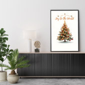 Kerstboom Poster — Magische Wintervakantie