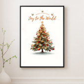 Kerstboom Poster — Magische Wintervakantie