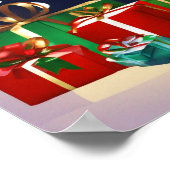 Kerstboom poster papier (Hoek)