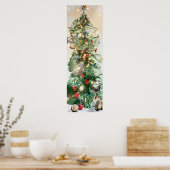 Kerstboom Poster Wall Art (Keuken)