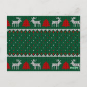 Kerstboom postkaart voor kerstvreugde (Achterkant)