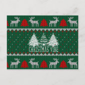 Kerstboom postkaart voor kerstvreugde (Voorkant)