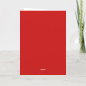 Kerstboom Postzegel Merry & Bright Feestdagen Kaart (Achterkant)