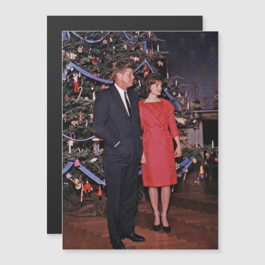 Kerstboom President John Kennedy & Jacqueline (Voorkant / Achterkant)