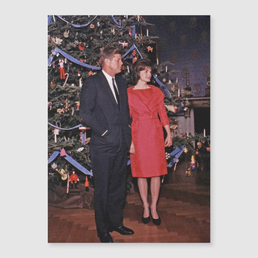 Kerstboom President John Kennedy & Jacqueline (Voorkant)