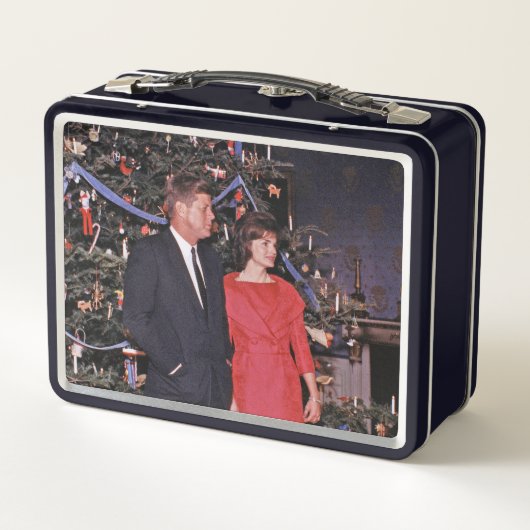 Kerstboom President John Kennedy & Jacqueline (Achterkant)