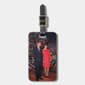 Kerstboom President John Kennedy & Jacqueline Bagagelabel (Voorkant verticaal)