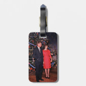 Kerstboom President John Kennedy & Jacqueline Bagagelabel (Achterkant verticaal)