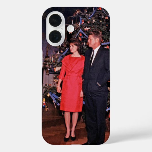 Kerstboom President John Kennedy & Jacqueline Case-Mate iPhone Case (Achterkant)
