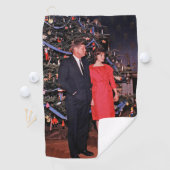 Kerstboom President John Kennedy & Jacqueline Golfhanddoek (Insitu)