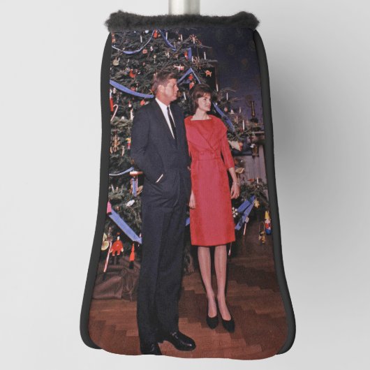 Kerstboom President John Kennedy & Jacqueline Golfheadcover (Draai 90)